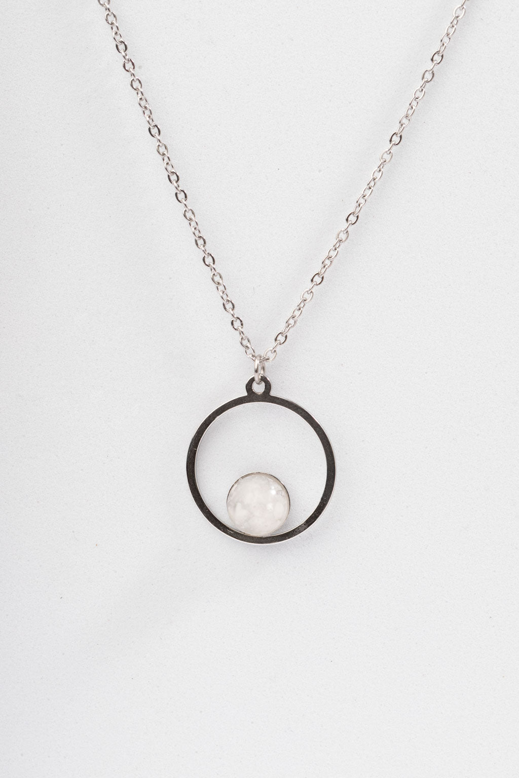 Collar corto Vera plateado