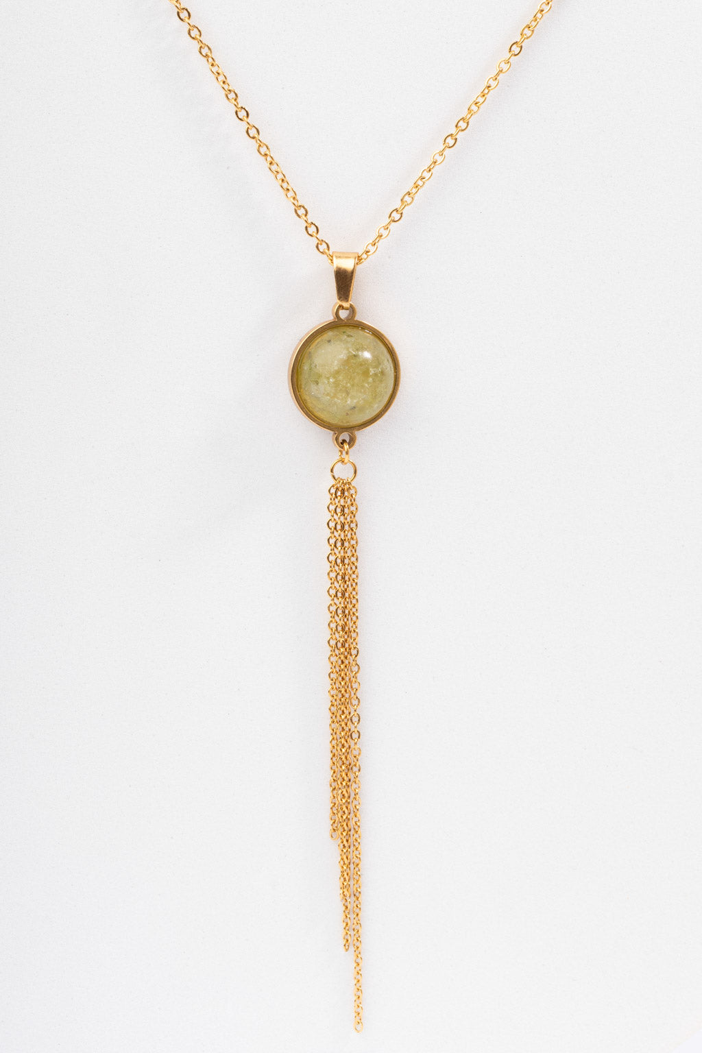 Collar largo Petra dorado