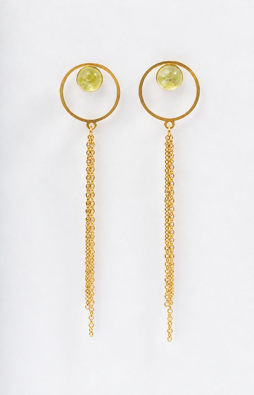 Pendientes Dalia dorado